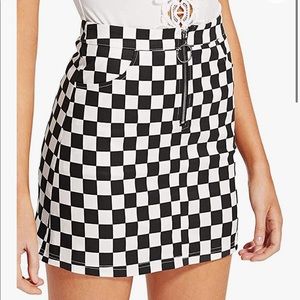 Checkered skirt